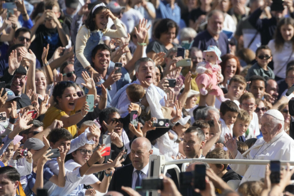 Vatican Pope Francis meets members of Comunione e Liberazione
