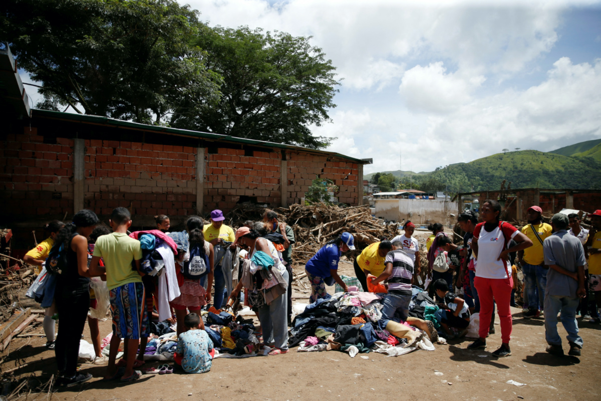 Venezuela Las Tejeria displaced people