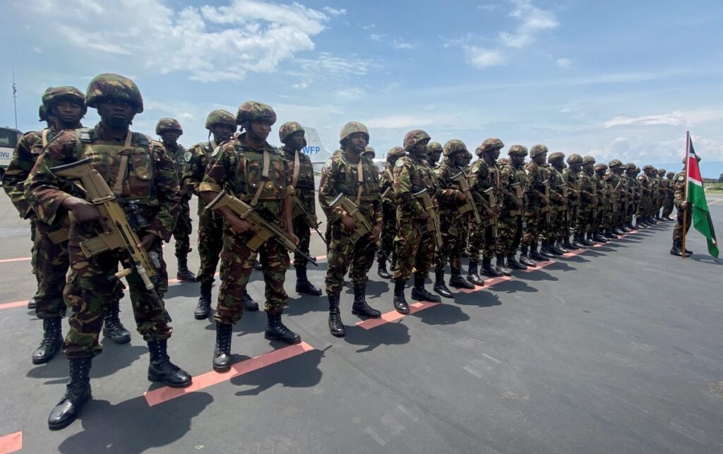 DRC Goma Kenyan Defence Forces