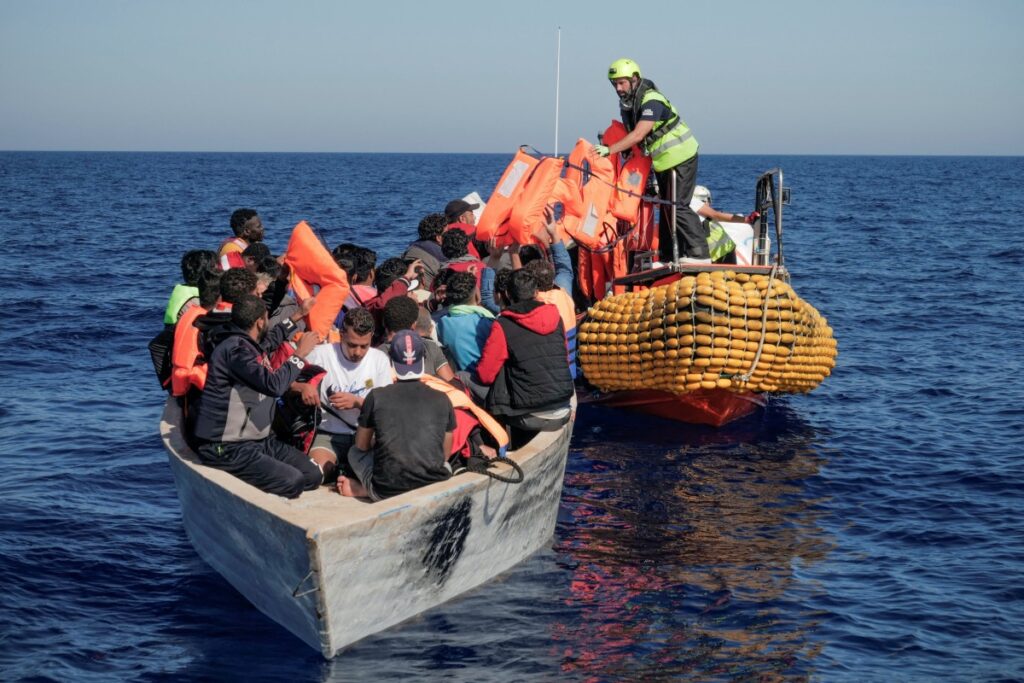 Mediterranean Sea Ocean Viking migrant rescue