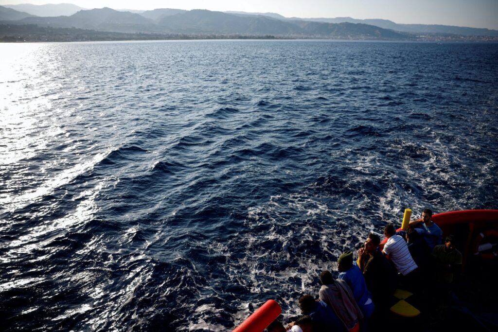 Mediterranean Sea Open Arms Uno migrant rescue