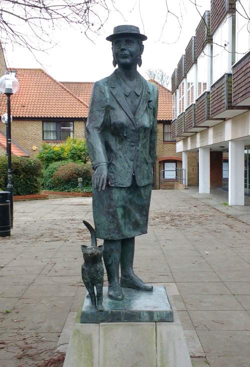 UK Witham Dorothy Sayers statue