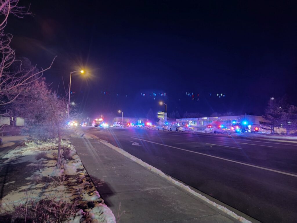 US Colorado shooting emergency vehicles