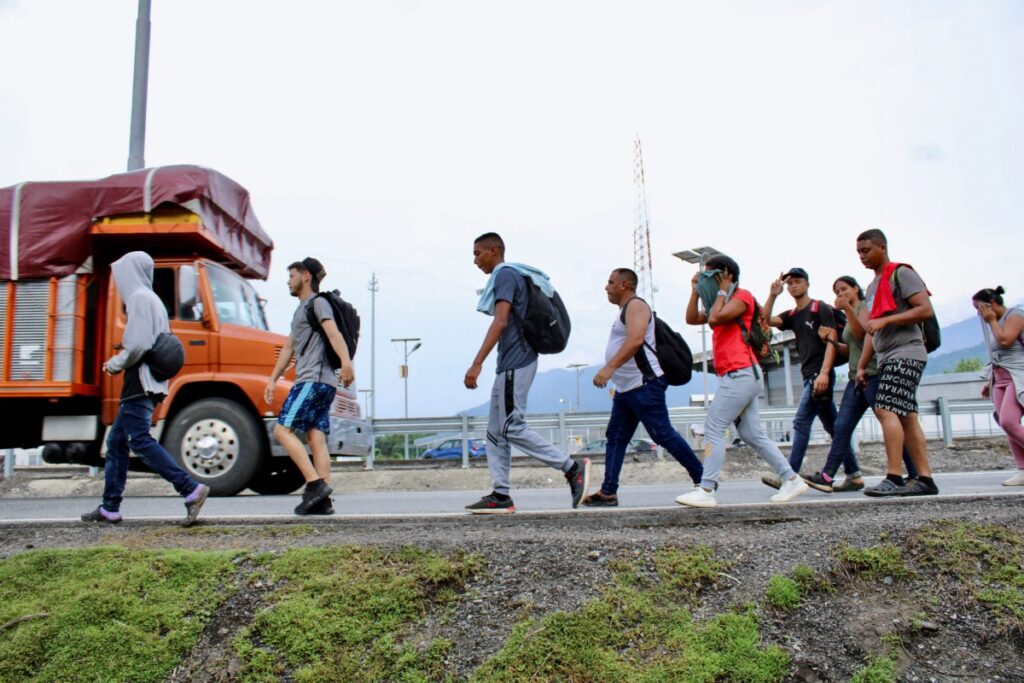 US Mexico border Venezuelan migrants