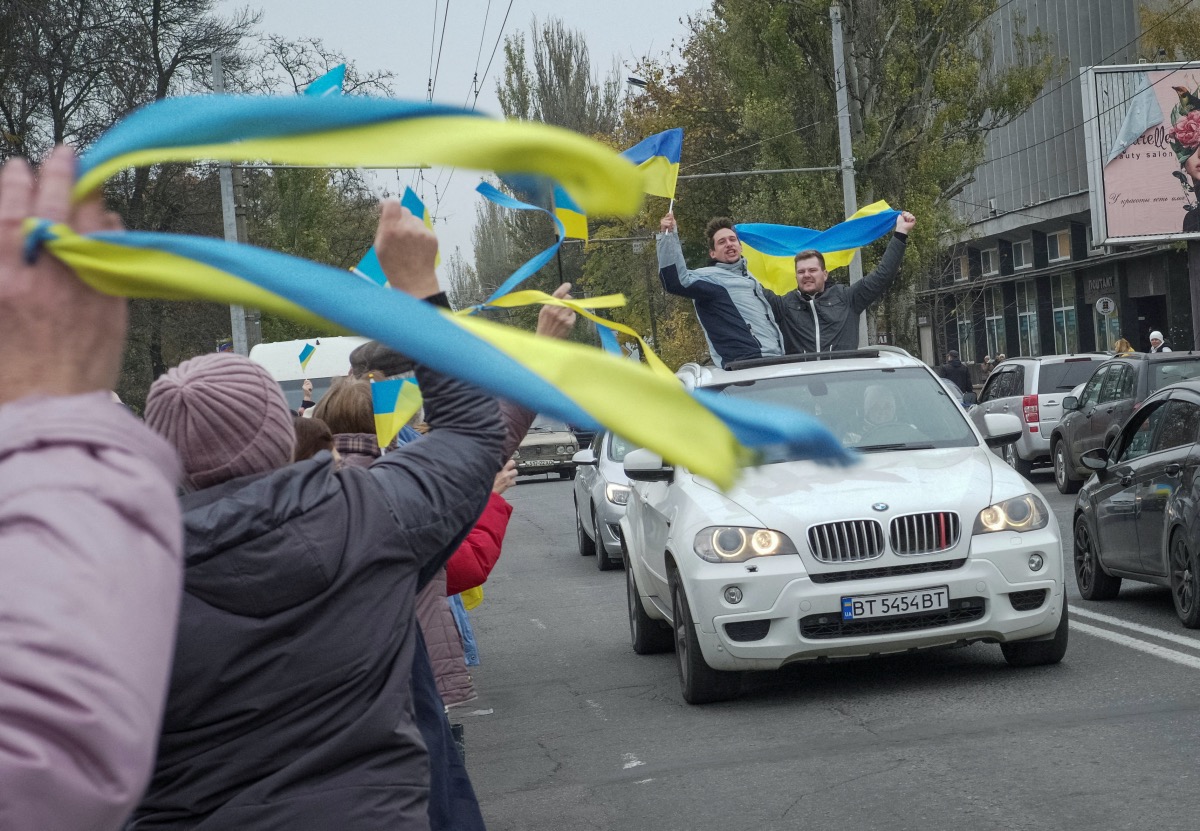 Ukraine Kherson celebrations