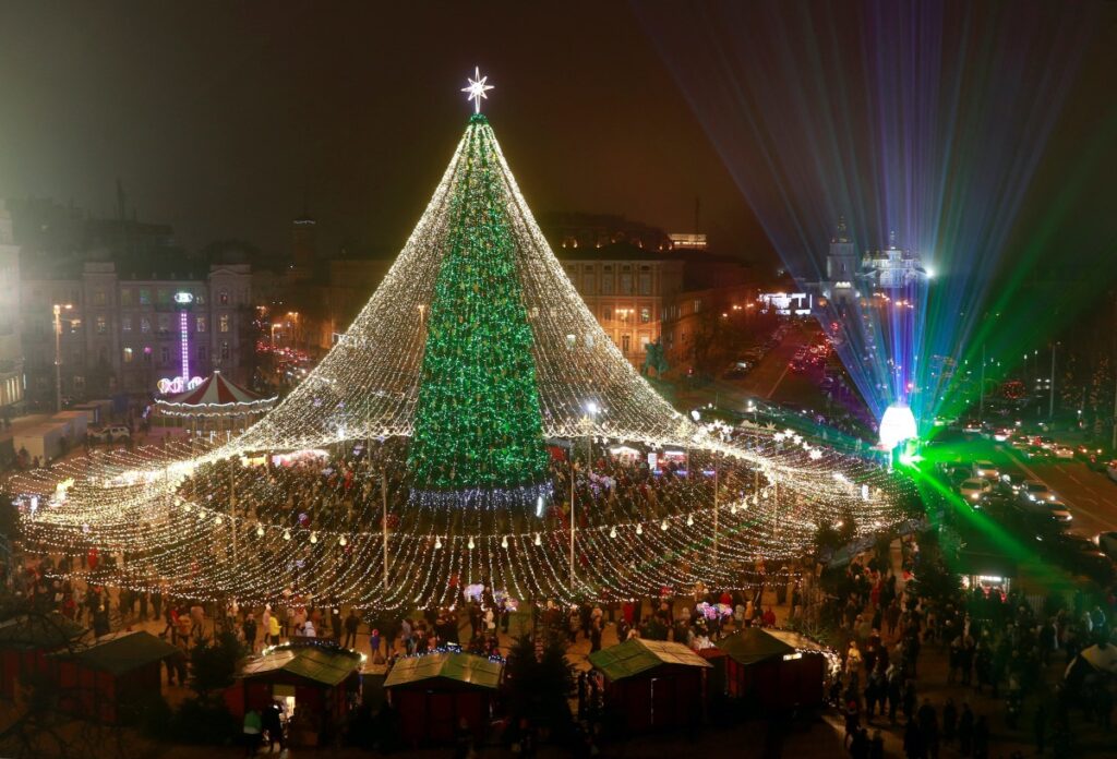 Ukraine Kyiv Christmas tree