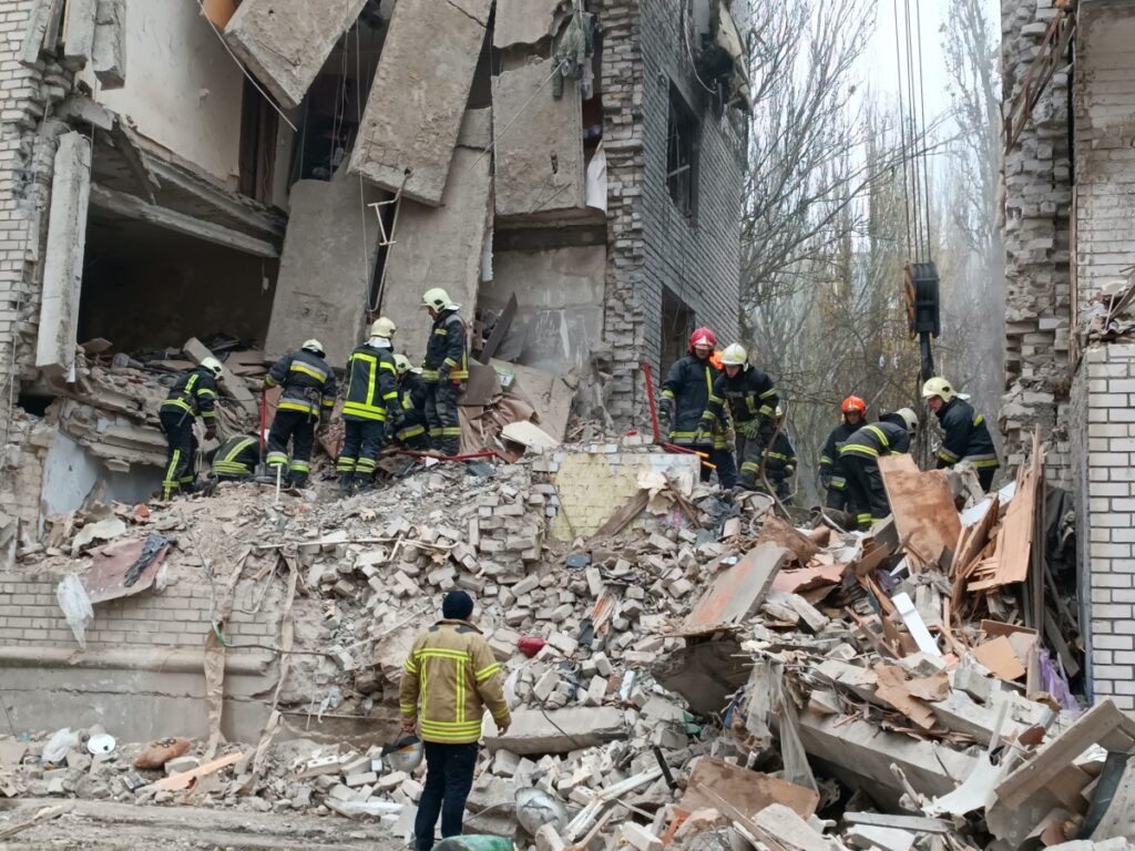 Ukraine Mykolaiv missile attack aftermath