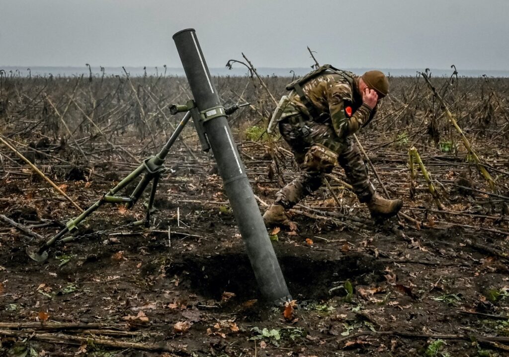 Ukraine Zaporizhzhia mortar