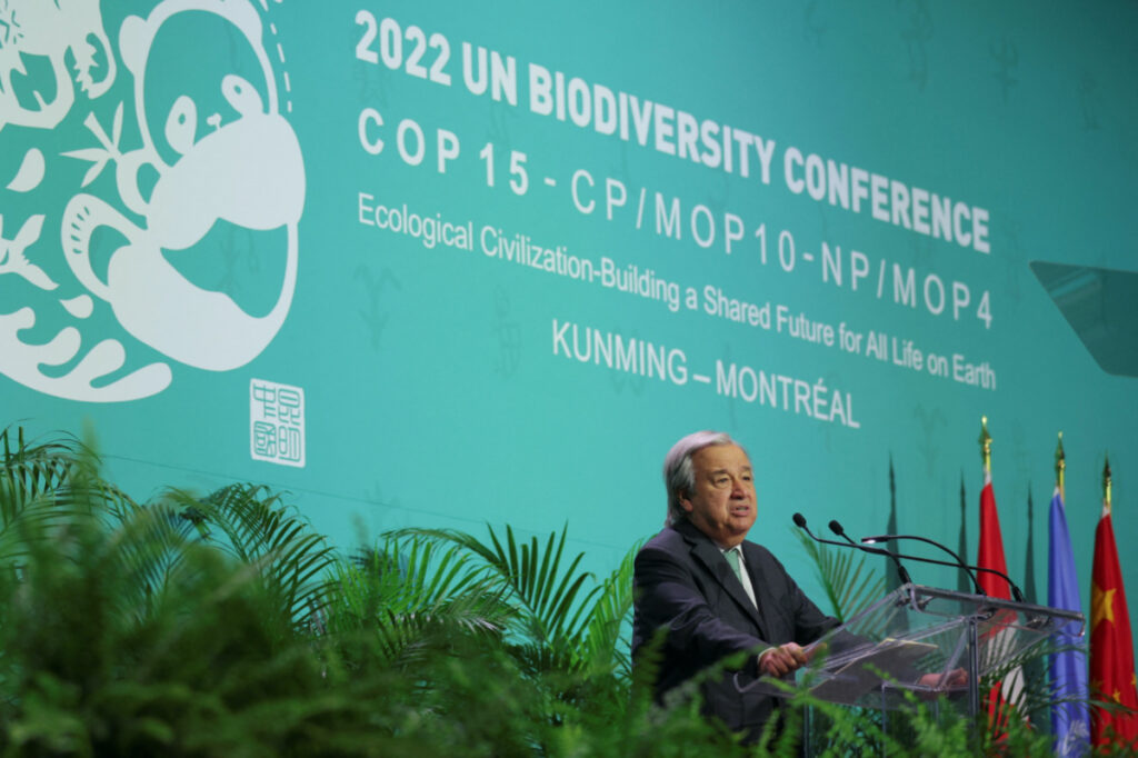 Canada COP15 Antonio Guterres