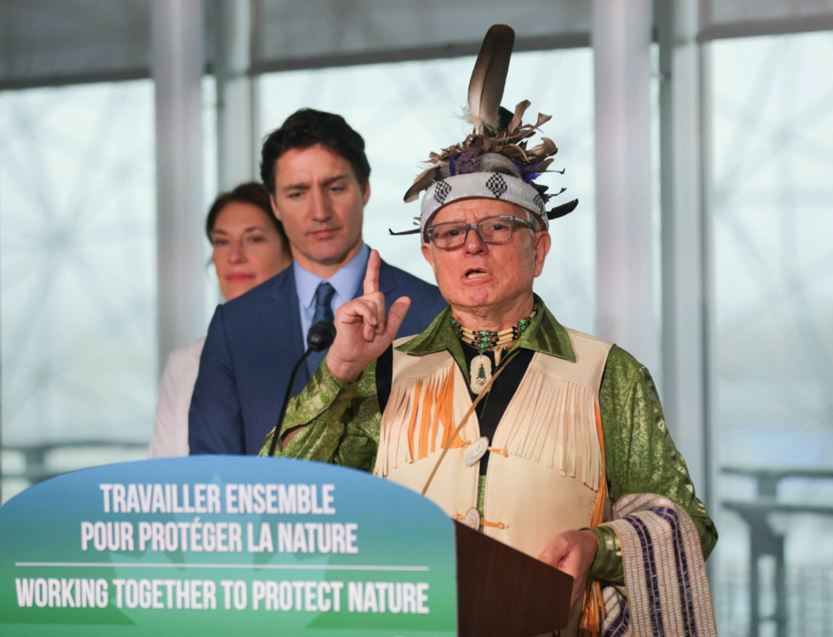 Canada COP15 Elder Kanahsohon Kevin Deer