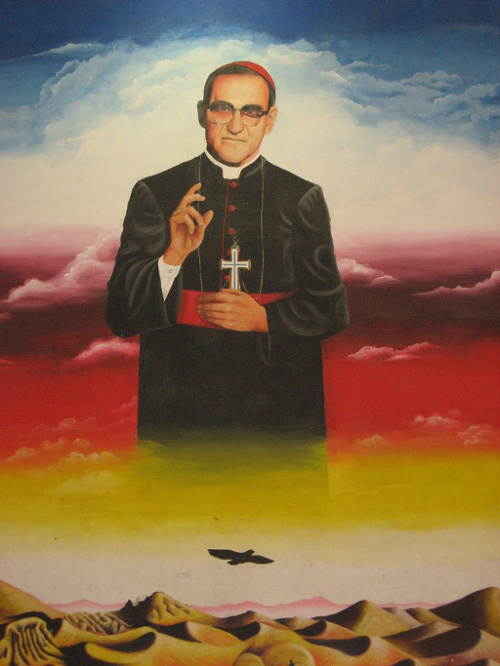 El Salvador Oscar Romero mural
