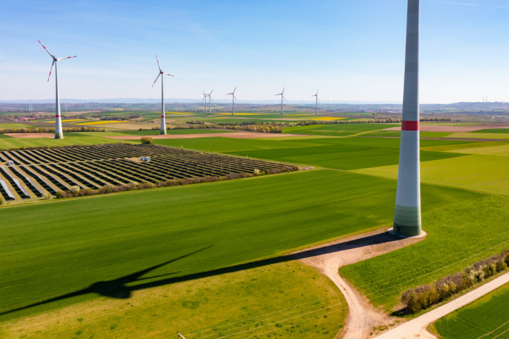Germany wind turbines and solar panels