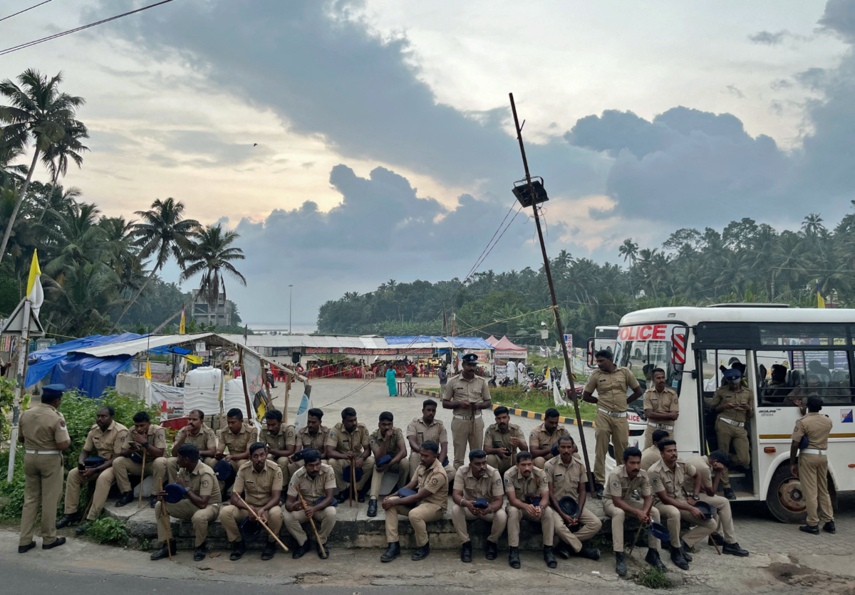 India Kerala proposed Vizhinjam Port police