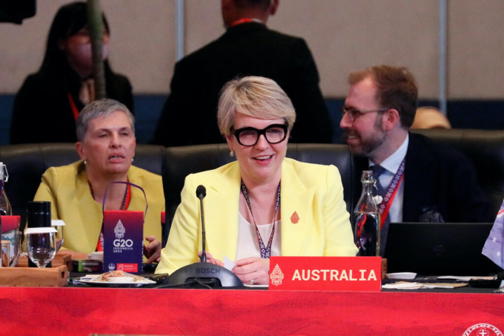 Indonesia G20 Australian Environment Minister Tanya Plibersek