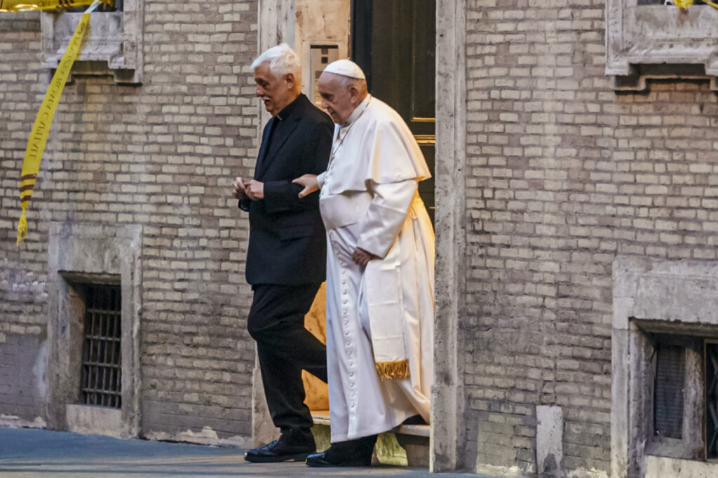 Italy Rome Pope Francis and Jesuits Superior General Arturo Sosa Abascal