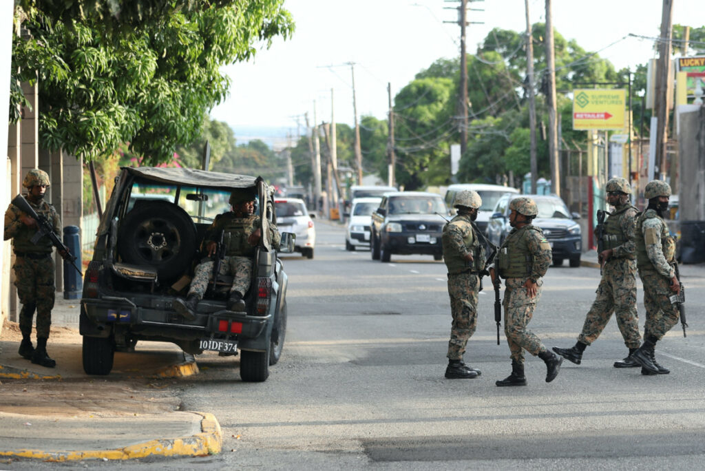 Jamaica Kingston security forces