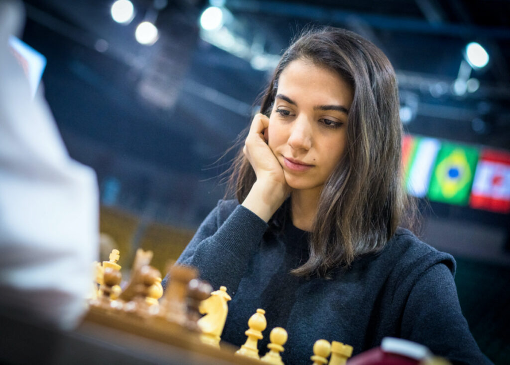 Kazakhstan Iranian chess player Sara Khadem