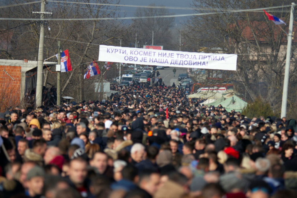 Kosovo Mitrovica protest