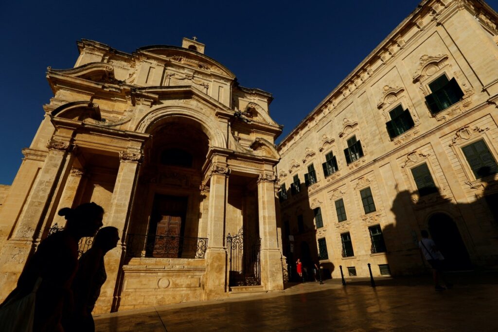 Malta Valletta Church of St Catherine of Italy