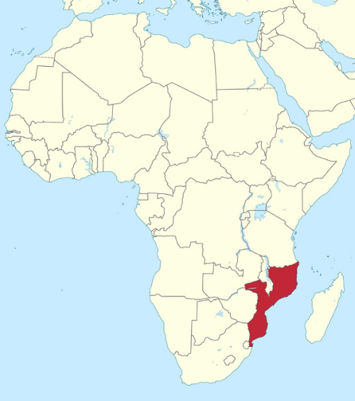 Map Mozambique