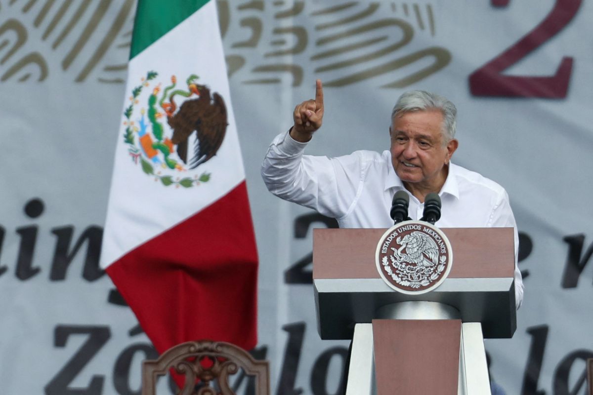 Mexico Mexico City President Andres Manuel Lopez Obrador