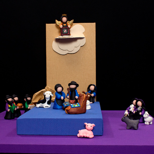 Nativity scene Amish