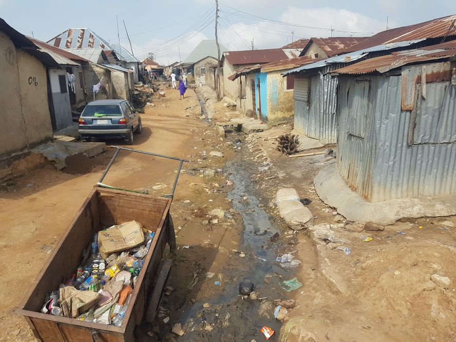 Nigeria Abuja Big bola slum