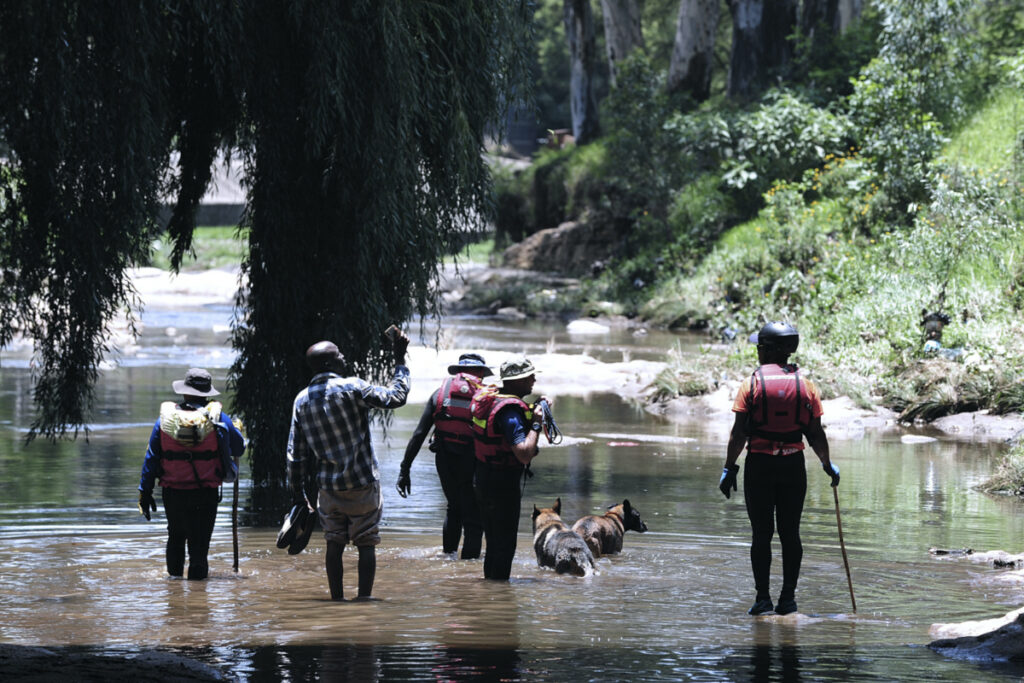 South Africa Jukskei river rescuers