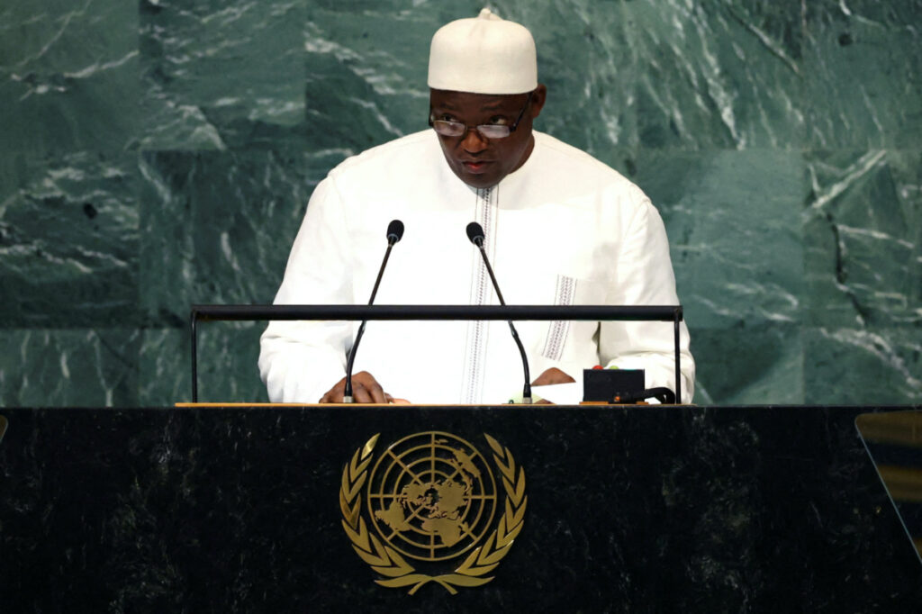 UN Gambia President Adama Barrow