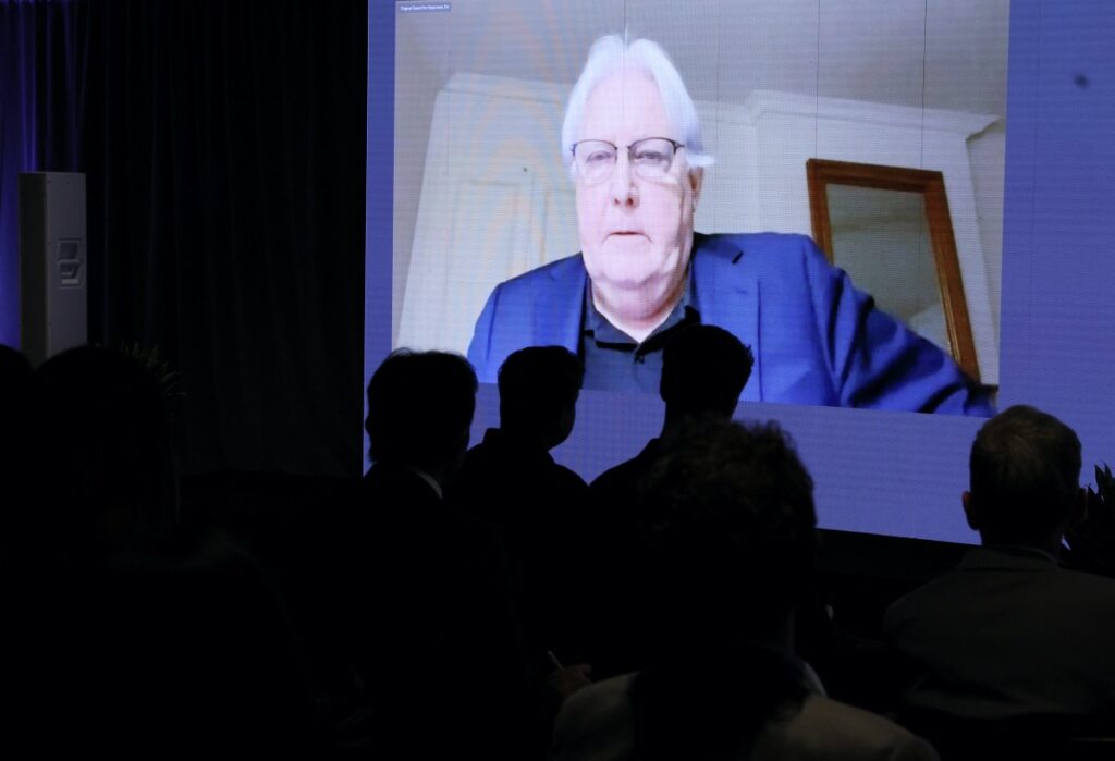 UN Under Secretary General for Humanitarian Affairs and Emergency Relief Coordinator Martin Griffiths