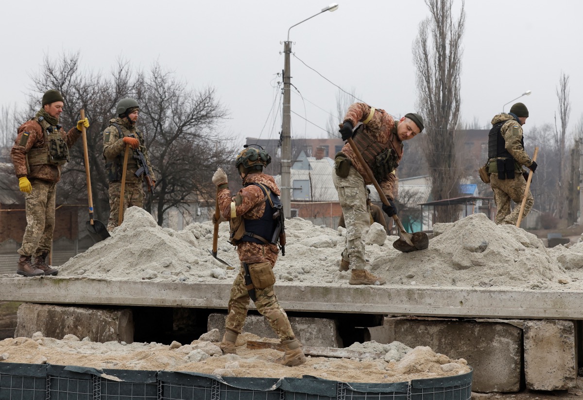 Ukraine Bakhmut bunker