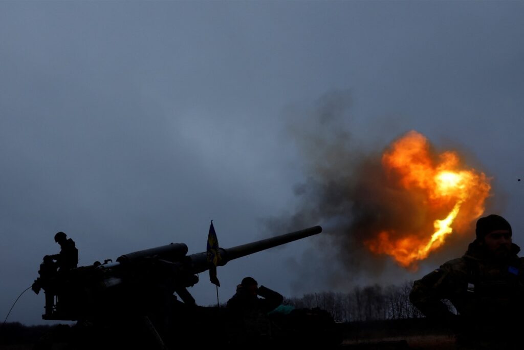 Ukraine Bakhmut cannon