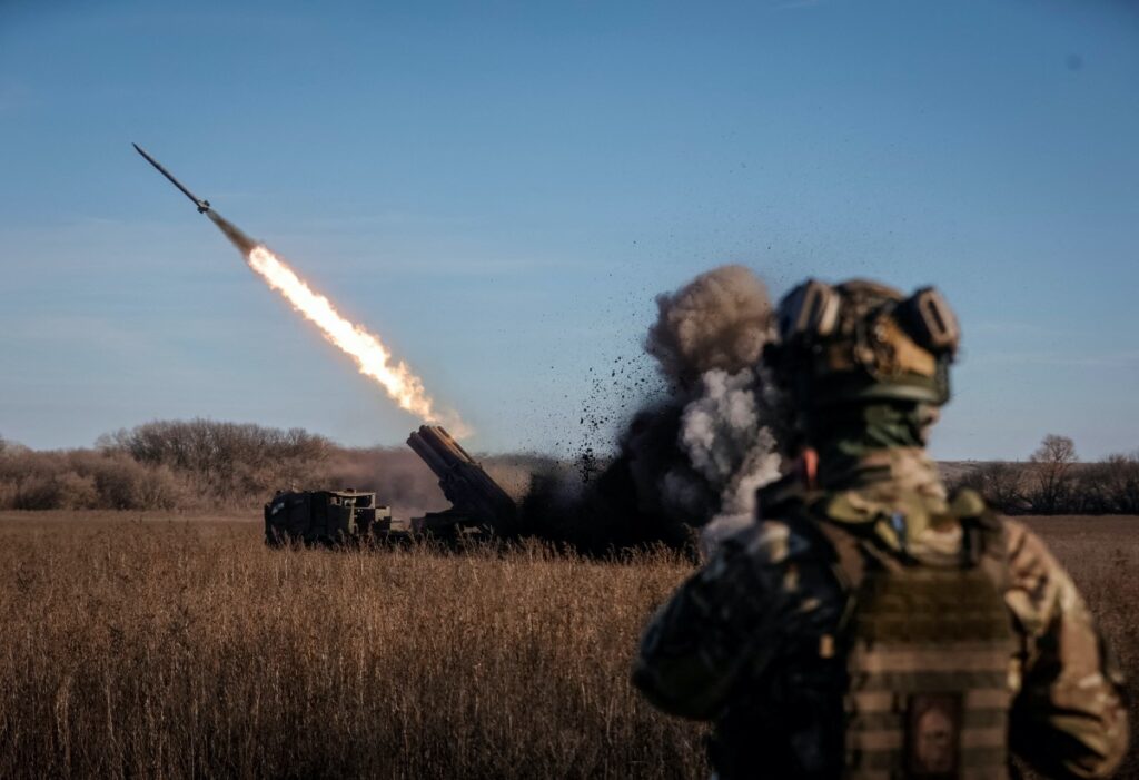 Ukraine Donetsk rocket firing