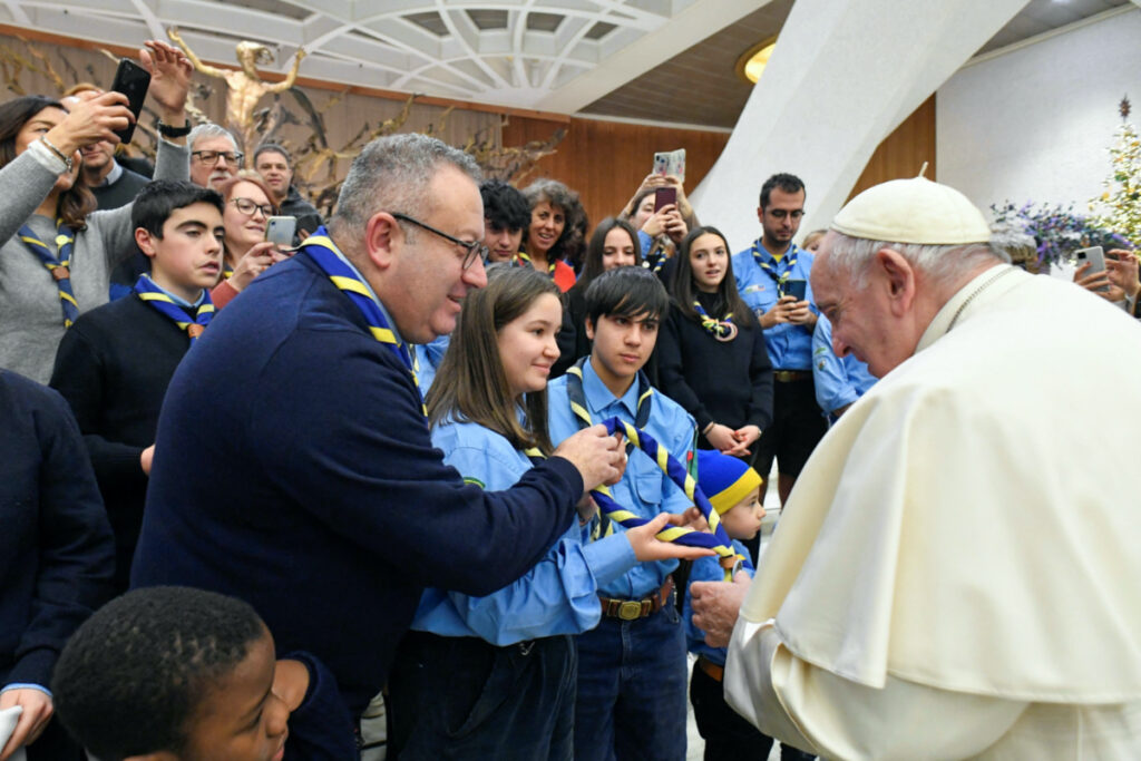 Vatican Pope meeting with children