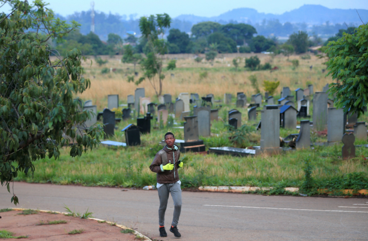 Zimbabwe Harare Warren Hills cemetery
