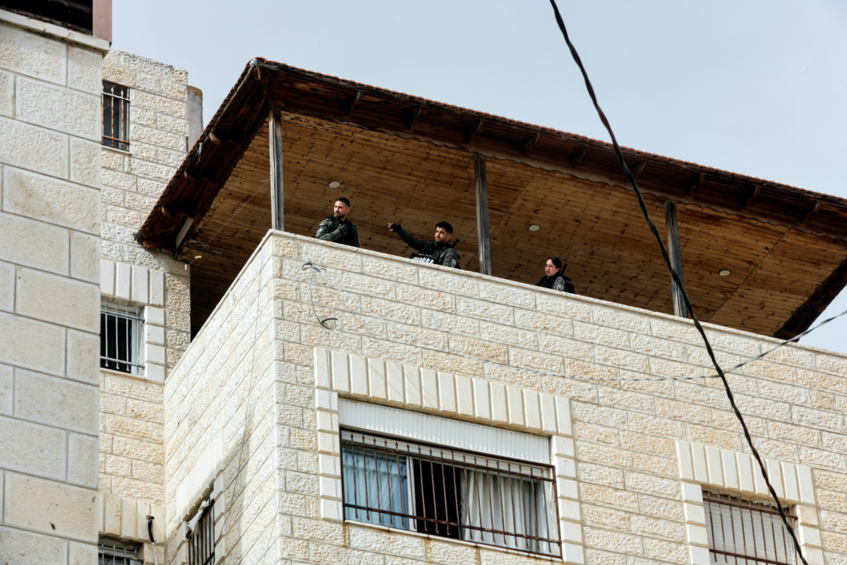 East Jersualem Israeli security forces gunmans home