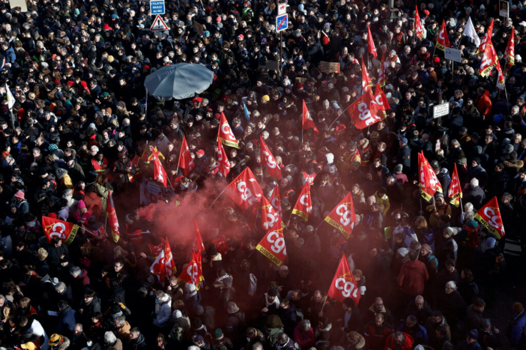 France Paris pension reform protests