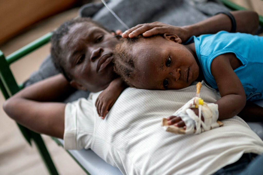 Haiti Port au Prince mother and child