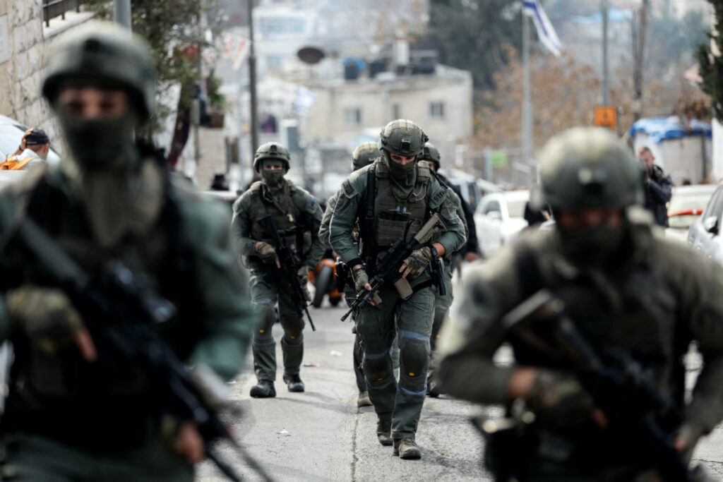 Jerusalem Israeli security personnel