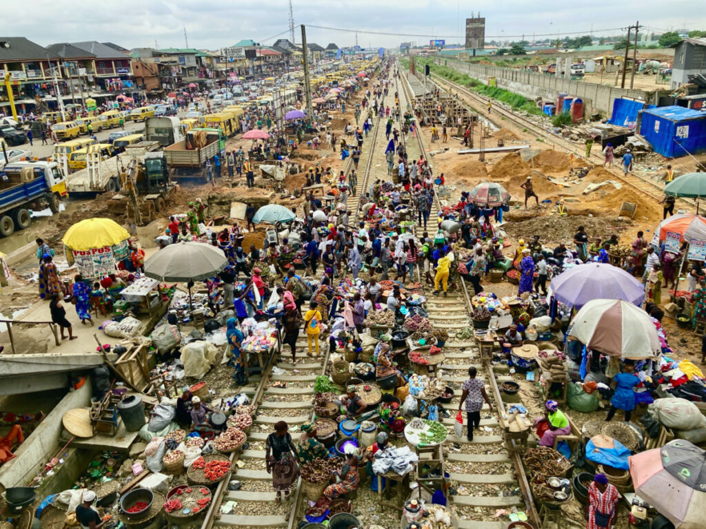 Nigeria Lagos Oshodi market