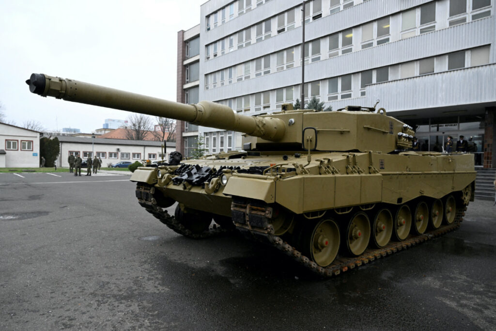 Slovakia German Leopard tanks