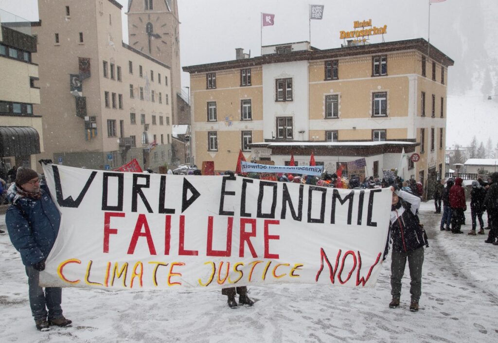 Switzerland Davos protests