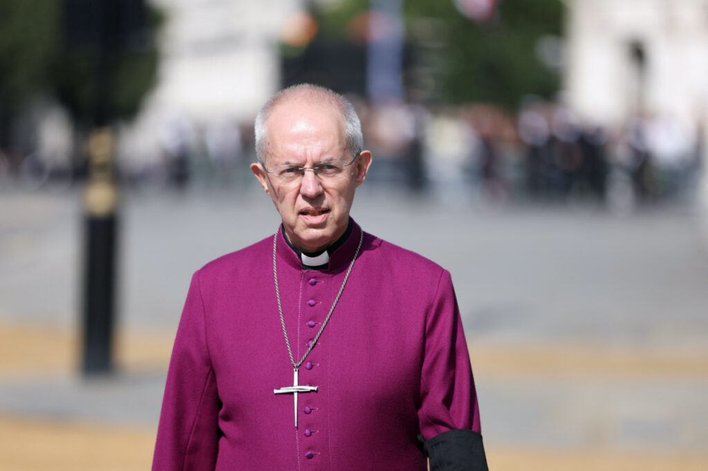 UK London Archbishop of Canterbury Justin Welby Sept 2022
