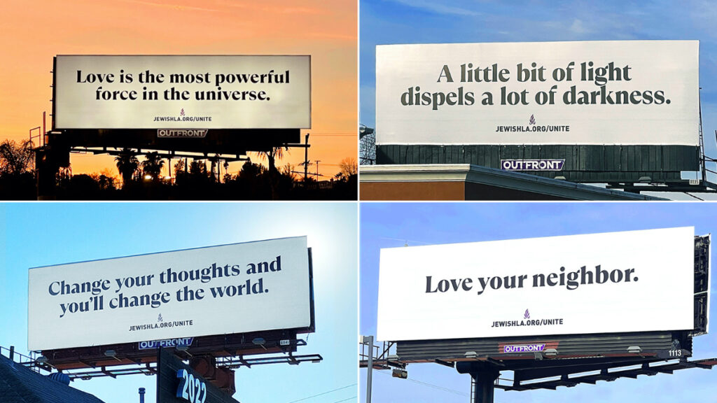 US LA Jewish billboards