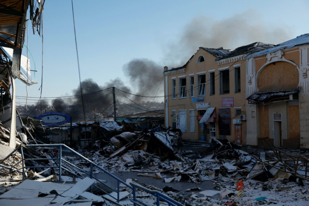 Ukraine Bakhmut damage