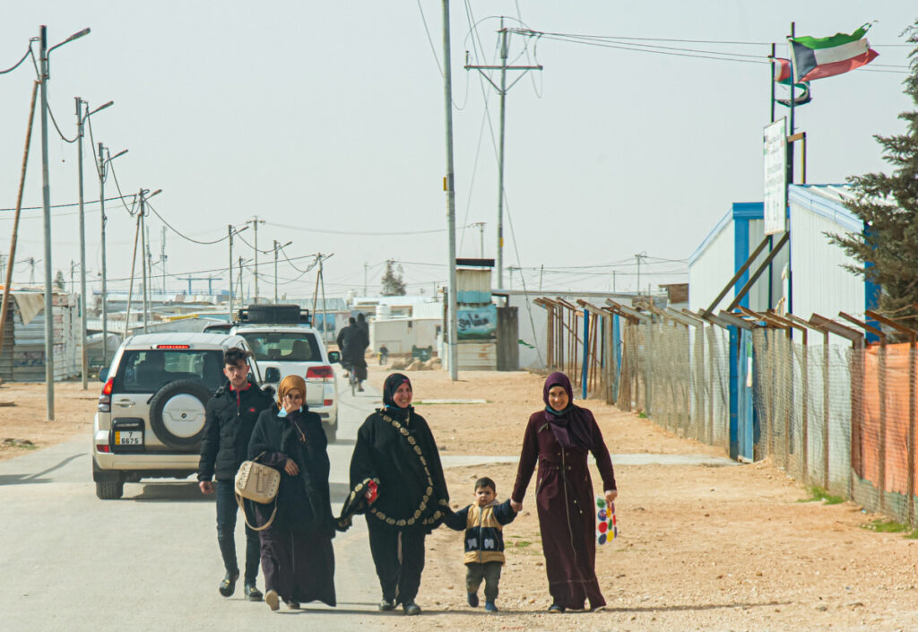 Jordan Zaatari camp Syrian refugees