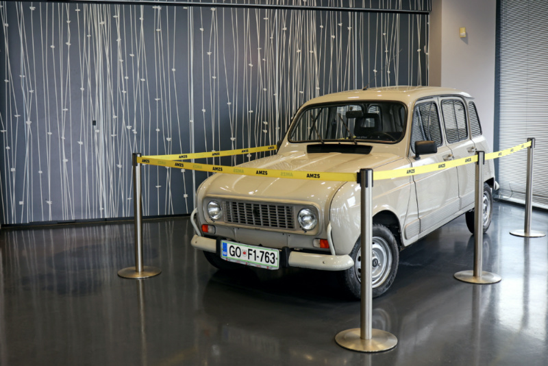 30 year old Renault 4 put on auction by former Slovenian President Borut Pahor reaches a price at the auction of 60,000 euro in Vransko, Slovenia, January 18, 2023.
