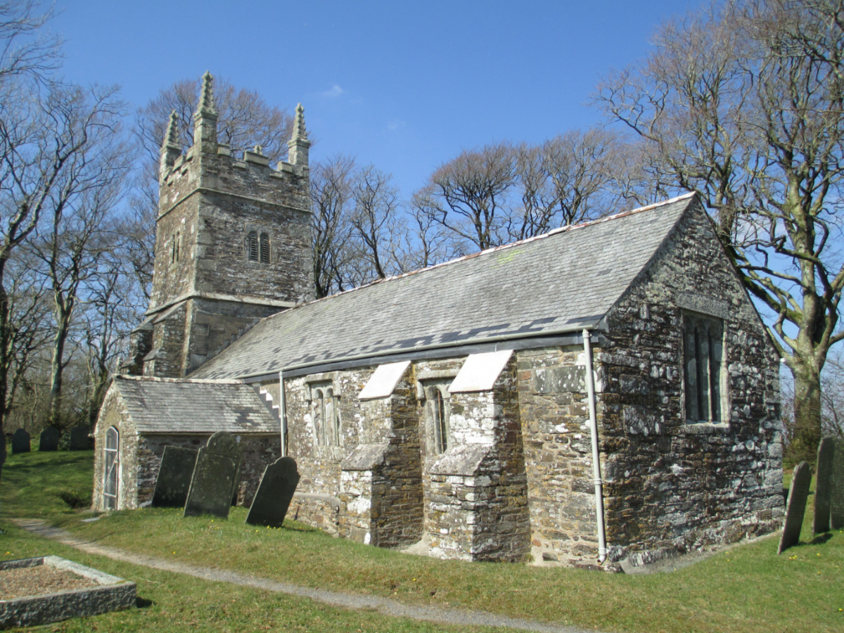 UK - Tremain - Church of St Winwaloe