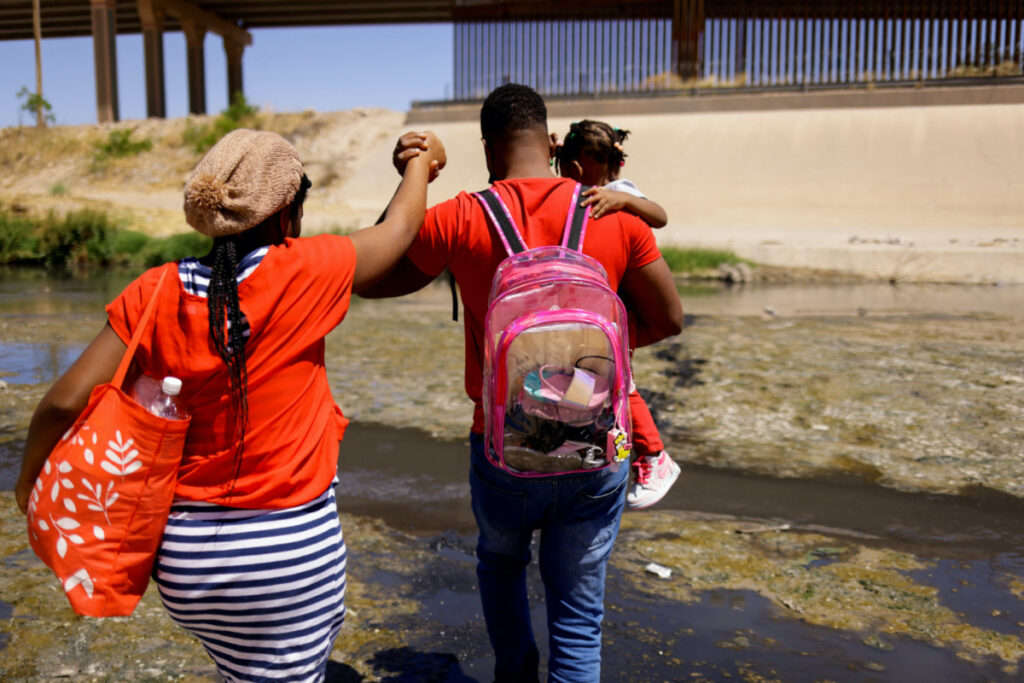 US Mexico border Rio Grande Haitian migrants
