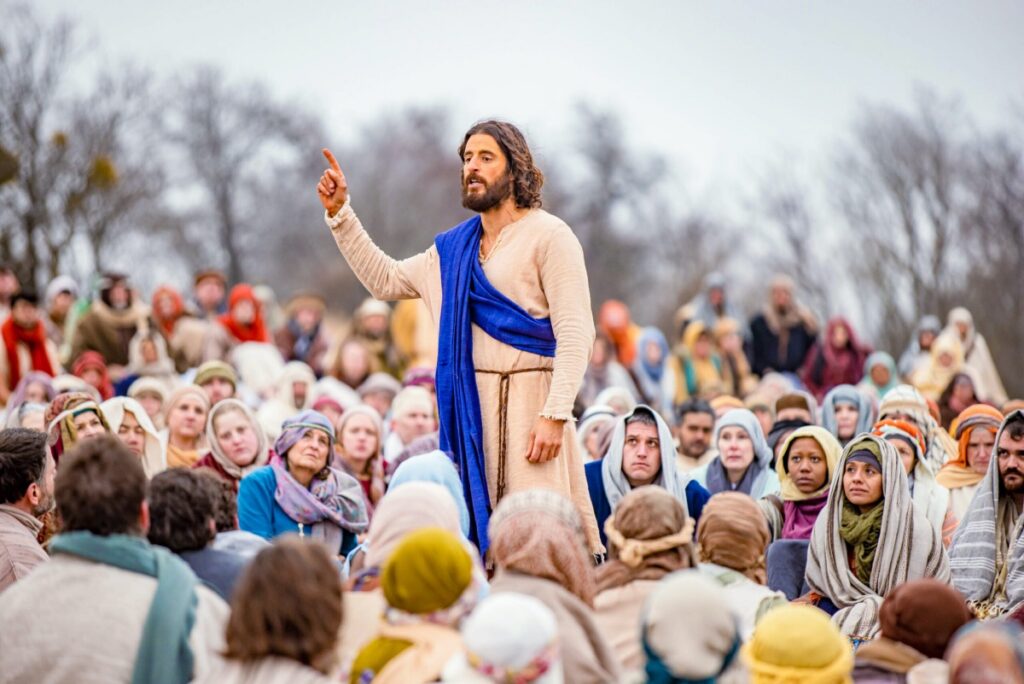 Jonathan Roumie portrays Jesus Christ in the series “The Chosen.”